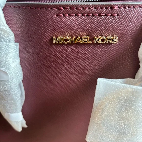 NWT Michael Kors Charlotte Medium Saffiano Leather Tote Bag - Picture 9 of 16